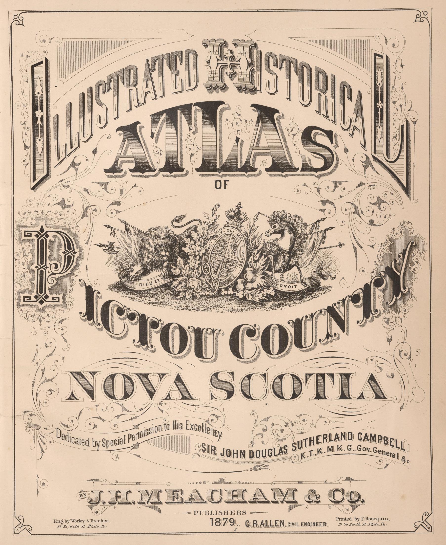 1879 Historical Atlas Of Pictou County