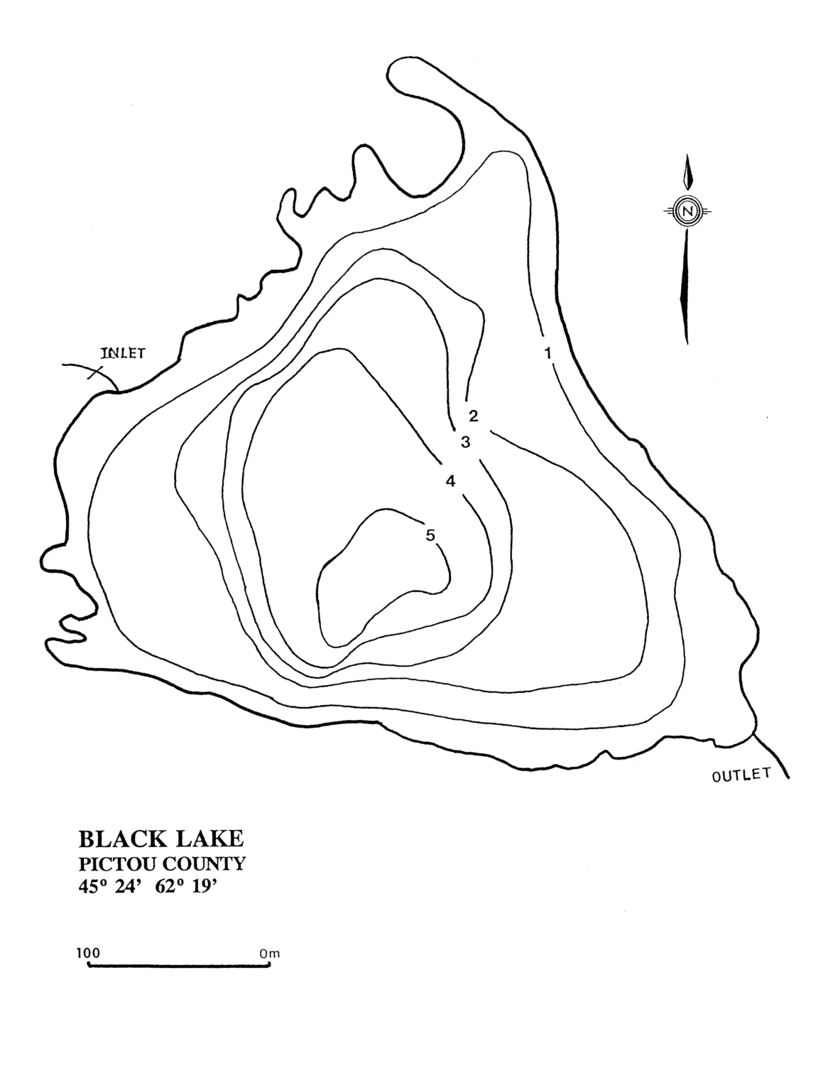 Black Lake - Pictou County Lake Maps
