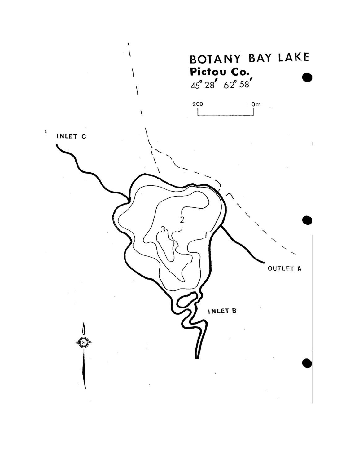 Botany Bay Lake - Pictou County Lake Maps