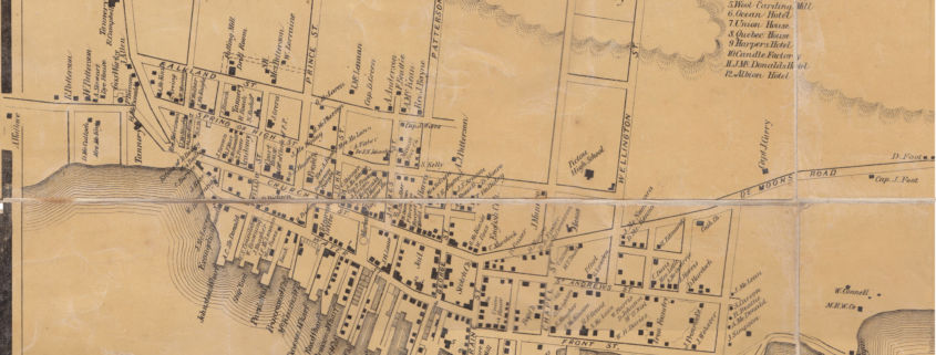 Pictou 1864 Pictou County Topographical Township Map